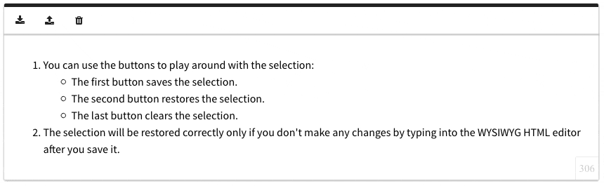 selection